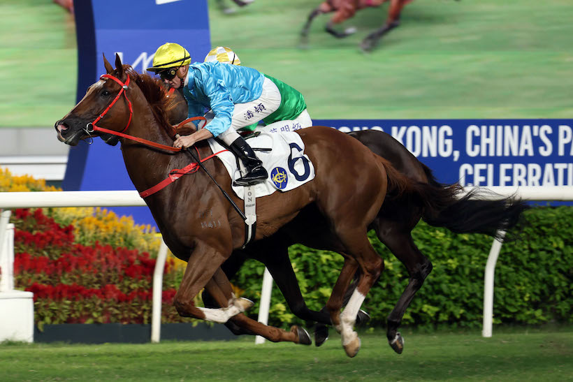 Wunderbar accède au sommet du sprint à Hong Kong.